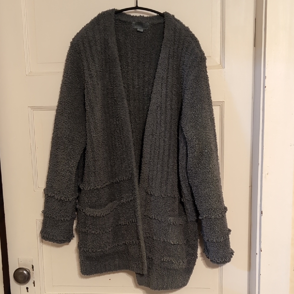 Barefoot Dreams Charcoal Cardigan